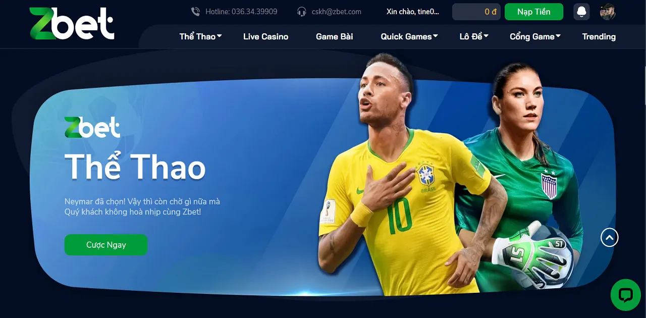 Thương hiệu nhà cái cá cược Zbet nổi tiếng hàng đầu hiện nay